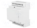 ITALTRONIC 4MH53/7.5 DIN-kisko-kotelo 53mm