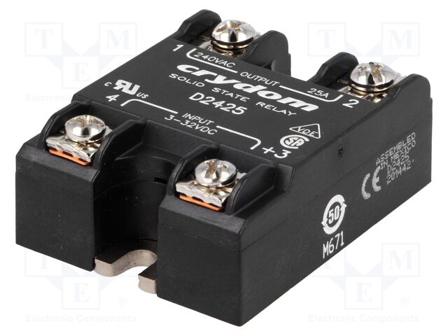 SENSATA / CRYDOM D2475 Puolijohderele 75A