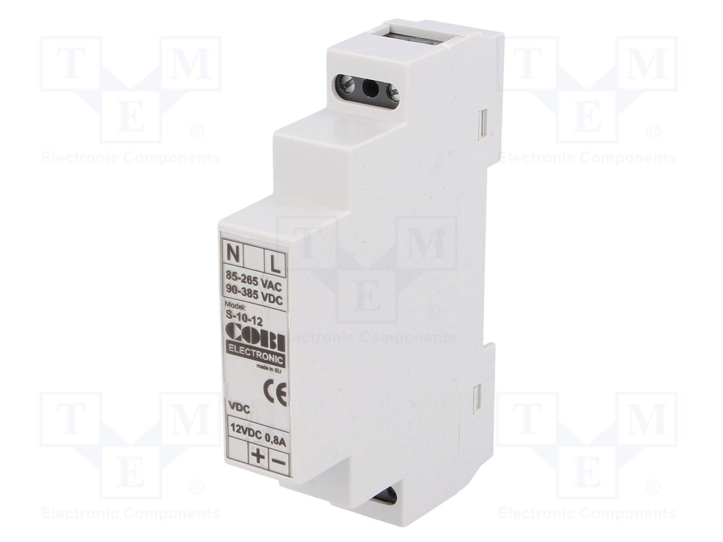 COBI ELECTRONIC CS-10-12 DIN-kiskoon asennettava kytkentävirtalähde 10W 12VDC