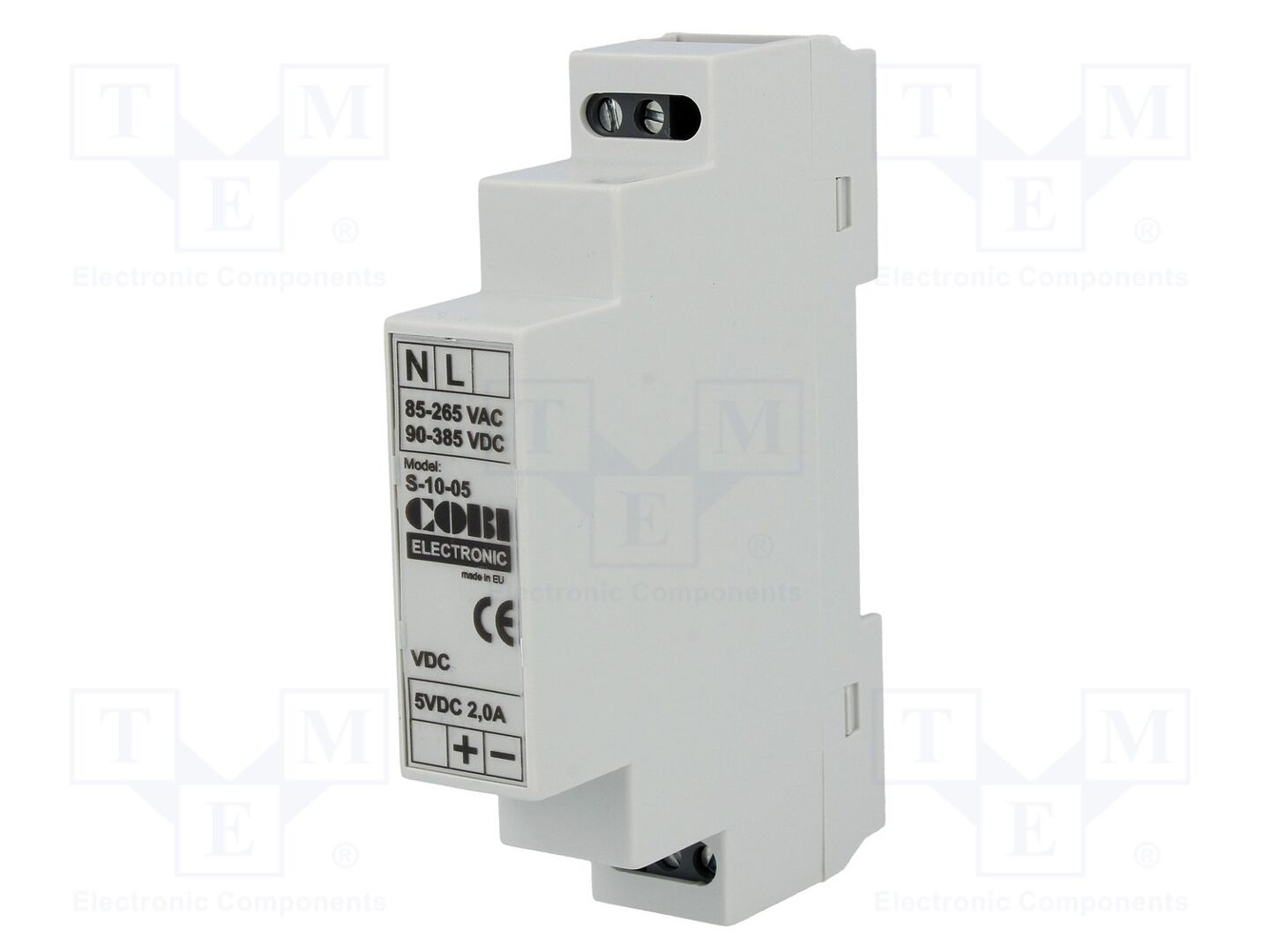 COBI ELECTRONIC CS-10-05 DIN-kiskolle asennettava kytkentävirtalähde 10W 5VDC 2A