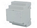 KRADEX Z108J-PS DIN-kiskoasennuskotelo 90x70x65mm