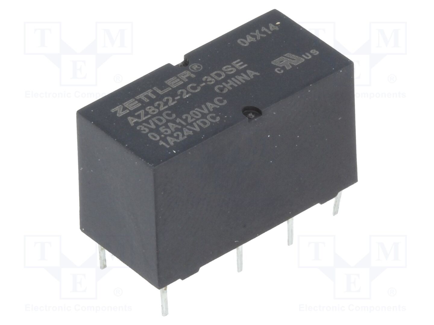 ZETTLER AZ822-2C-3DSE Sähkömagneettinen rele 3VDC (50 kpl erä)
