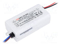 MEAN WELL APC-16-350 LED-virtalähde 16,8W 12-48VDC 350mA