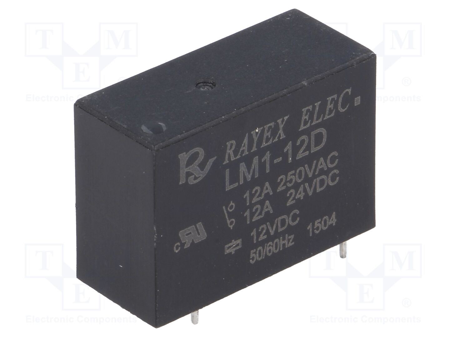 Recoy/RAYEX ELECTRONICS LM1-12D Sähkömagneettinen rele 12VDC (50 kpl erä)