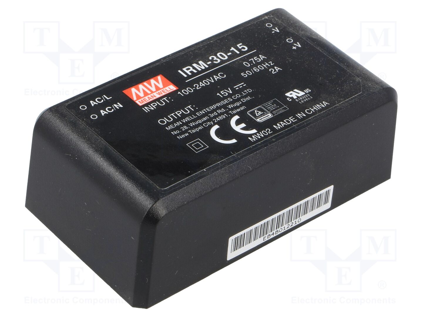 MEAN WELL IRM-30-15 PCB AC/DC muunnin 30W