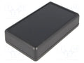 HAMMOND 1593QBK Kotelo paneelilla X: 66.5mm
