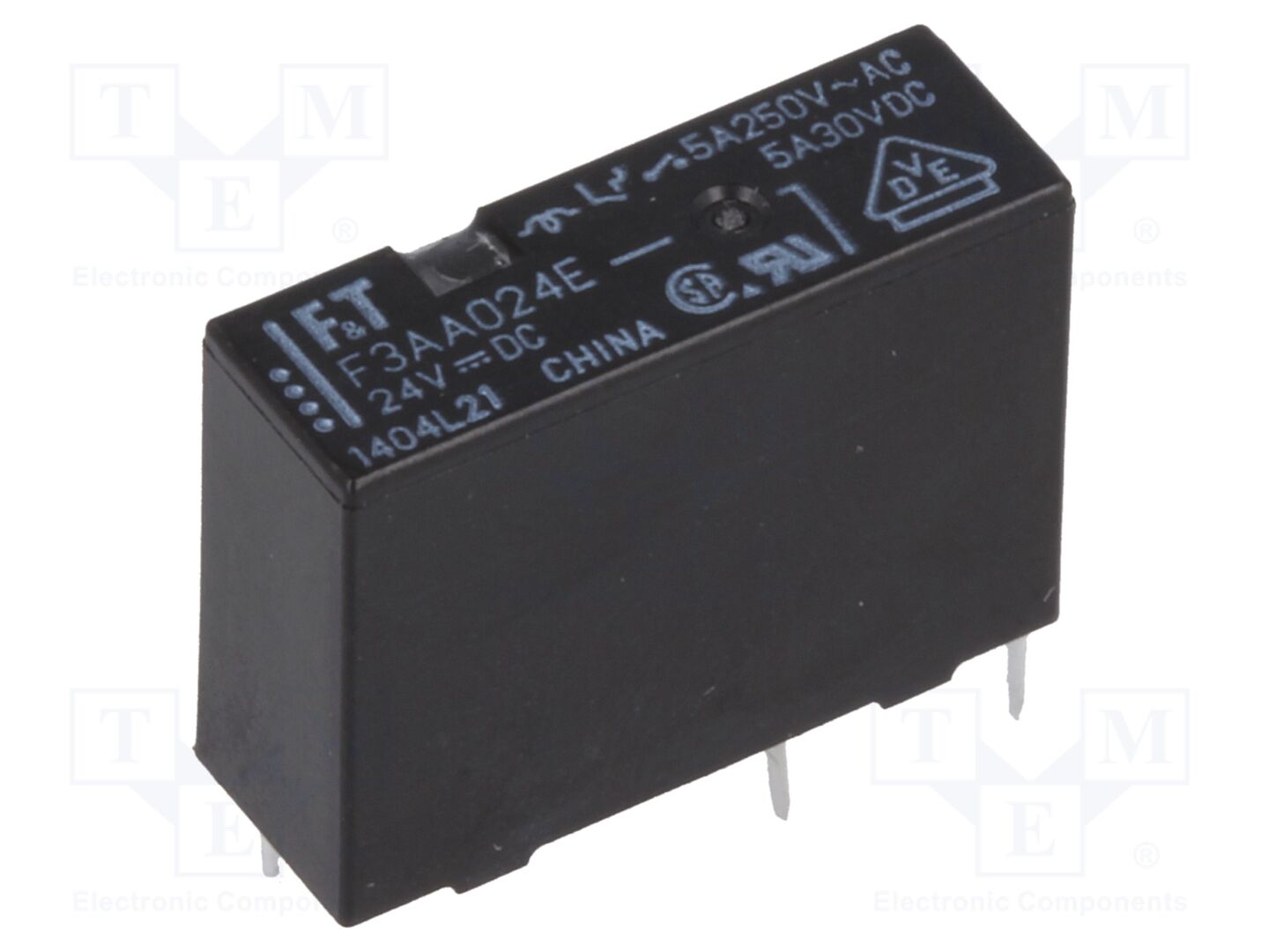 FCL Components FTR-F3AA024E-HA Sähkömagneettinen rele 24VDC (50 kpl erä)