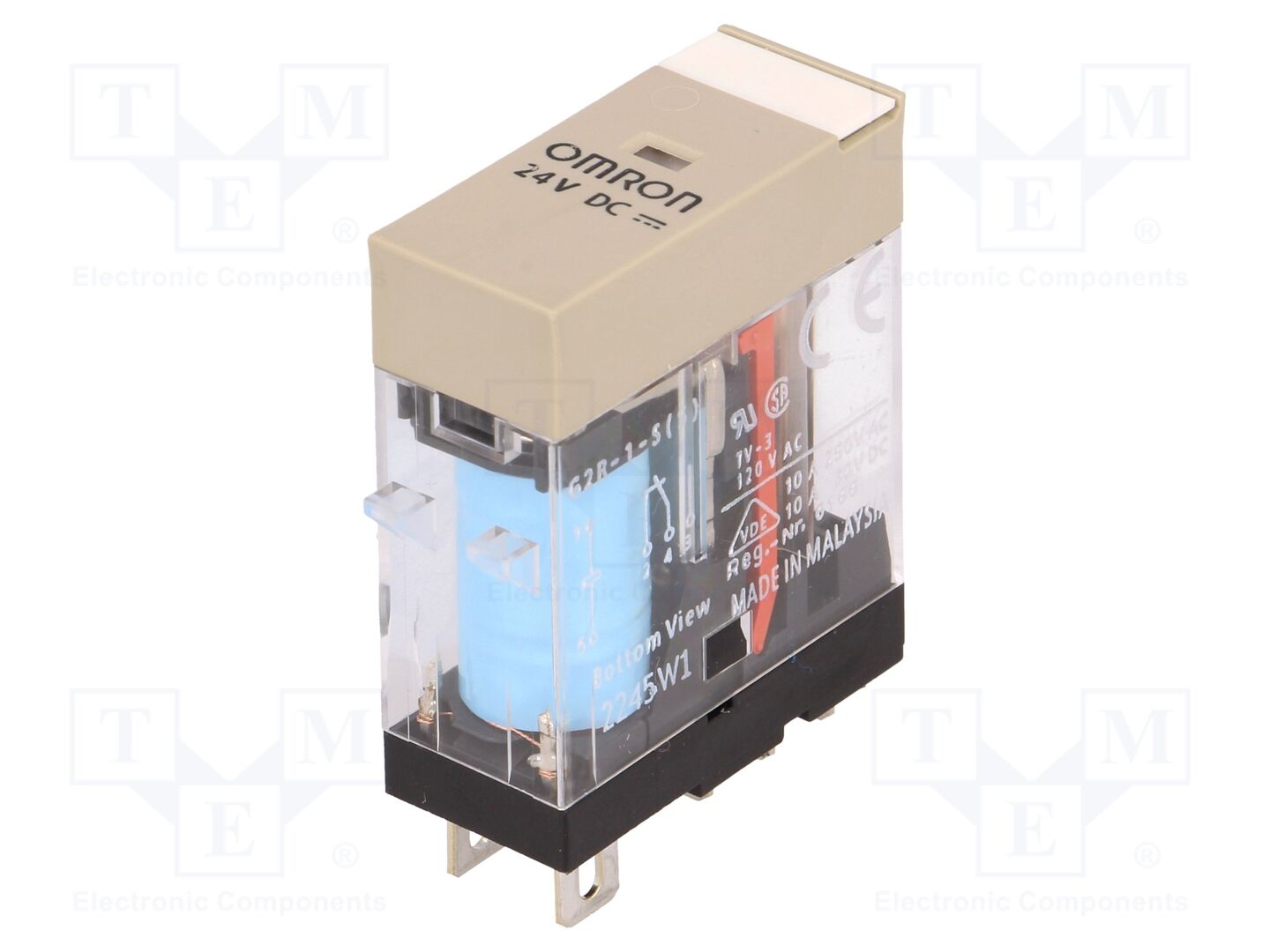 OMRON G2R-1-S-24DC Sähkömagneettinen rele 24VDC