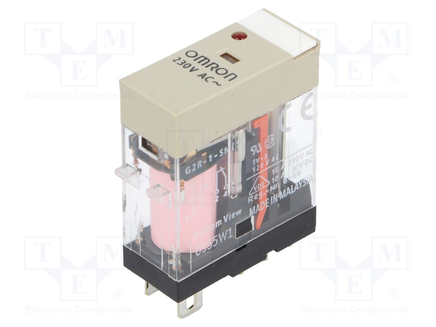 OMRON G2R-1-SN-230AC Sähkömagneettinen rele 230VAC