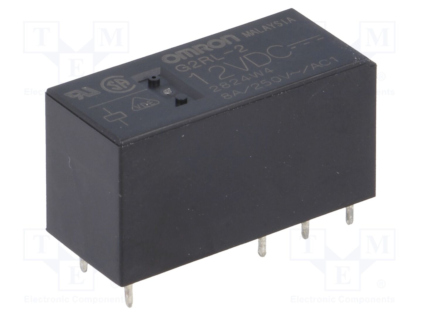 OMRON Electronic Components G2RL-2-12DC Sähkömagneettinen rele 12VDC
