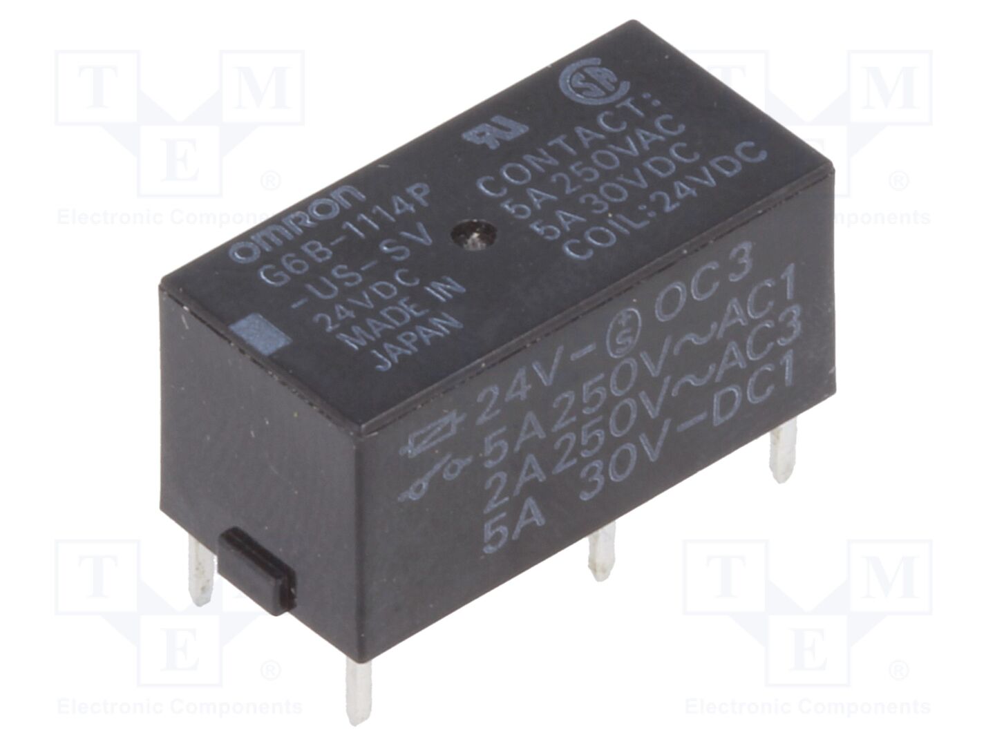 OMRON G6B-1114P-US-SV 24VDC Sähkömagneettinen rele 24V