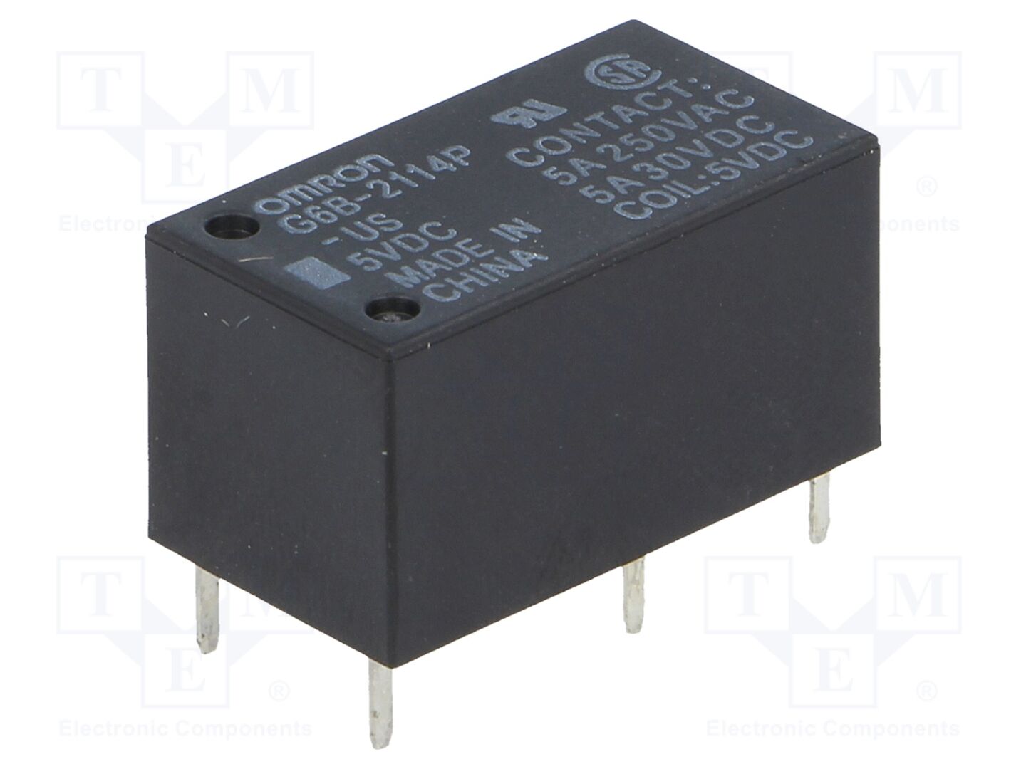 OMRON Electronic Components G6B-2114P-US-5DC Sähkömagneettinen rele 5VDC