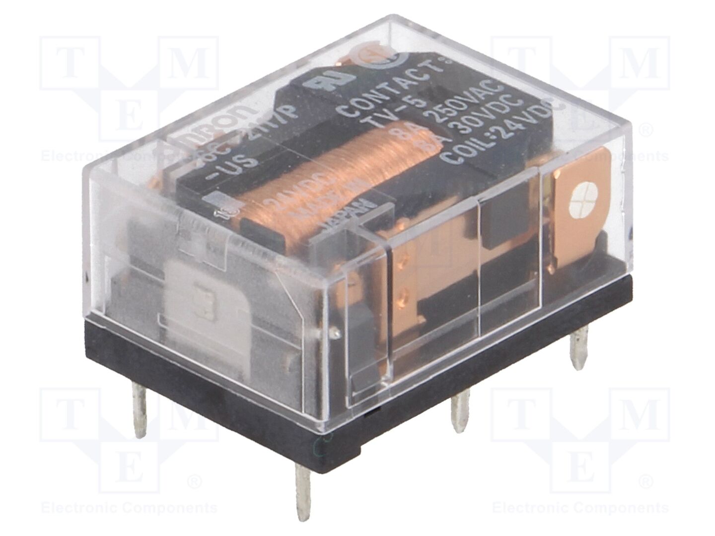 OMRON Electronic Components G6C-2117P-US-24DC Elektromagneettinen rele 24VDC