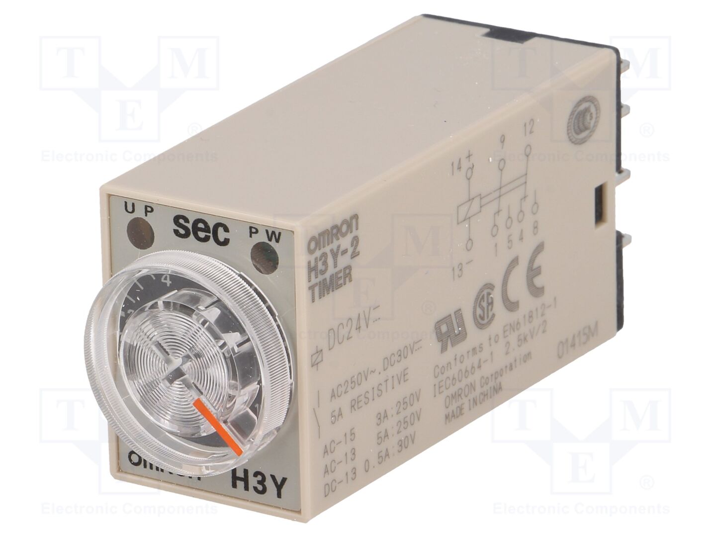 OMRON H3Y-2-24DC-10S Ajastin 0,5-10s