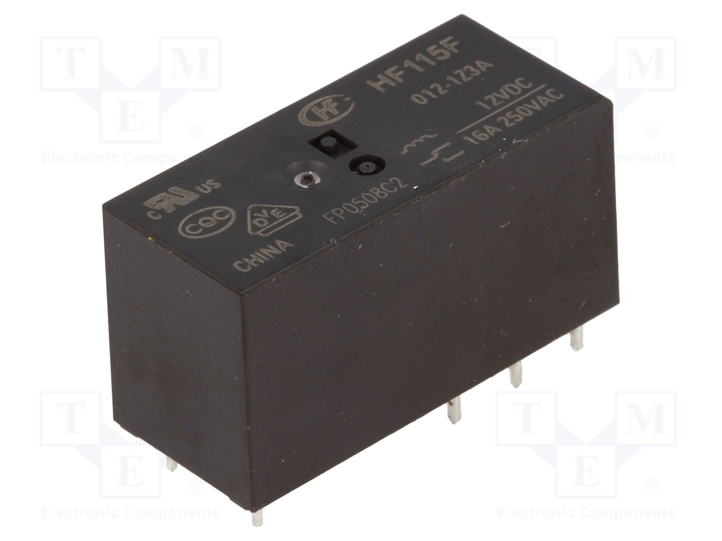 HONGFA RELAY HF115F/012-1Z3A Sähkömagneettinen rele 16A