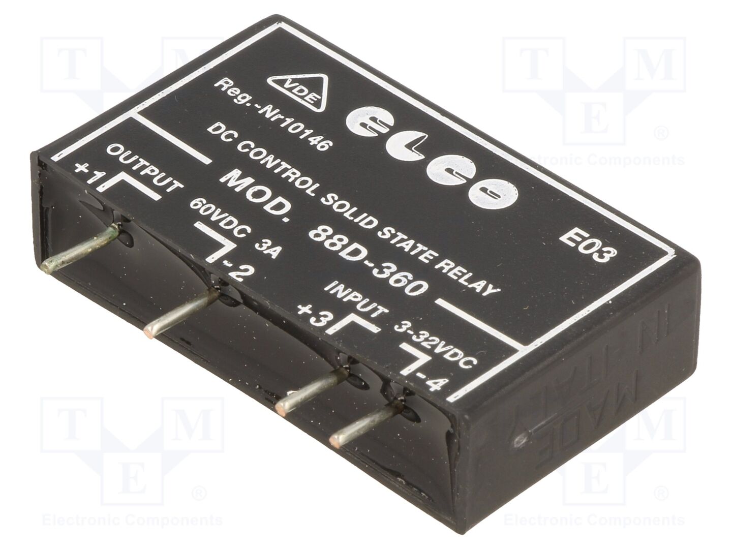 ELCO SRL SSR88D-360 Puolijohderele 3A
