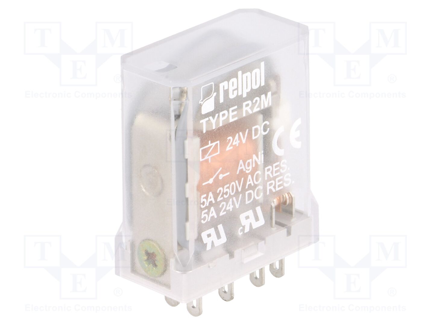 RELPOL R2M-24VDC Sähkömagneettinen rele 24VDC