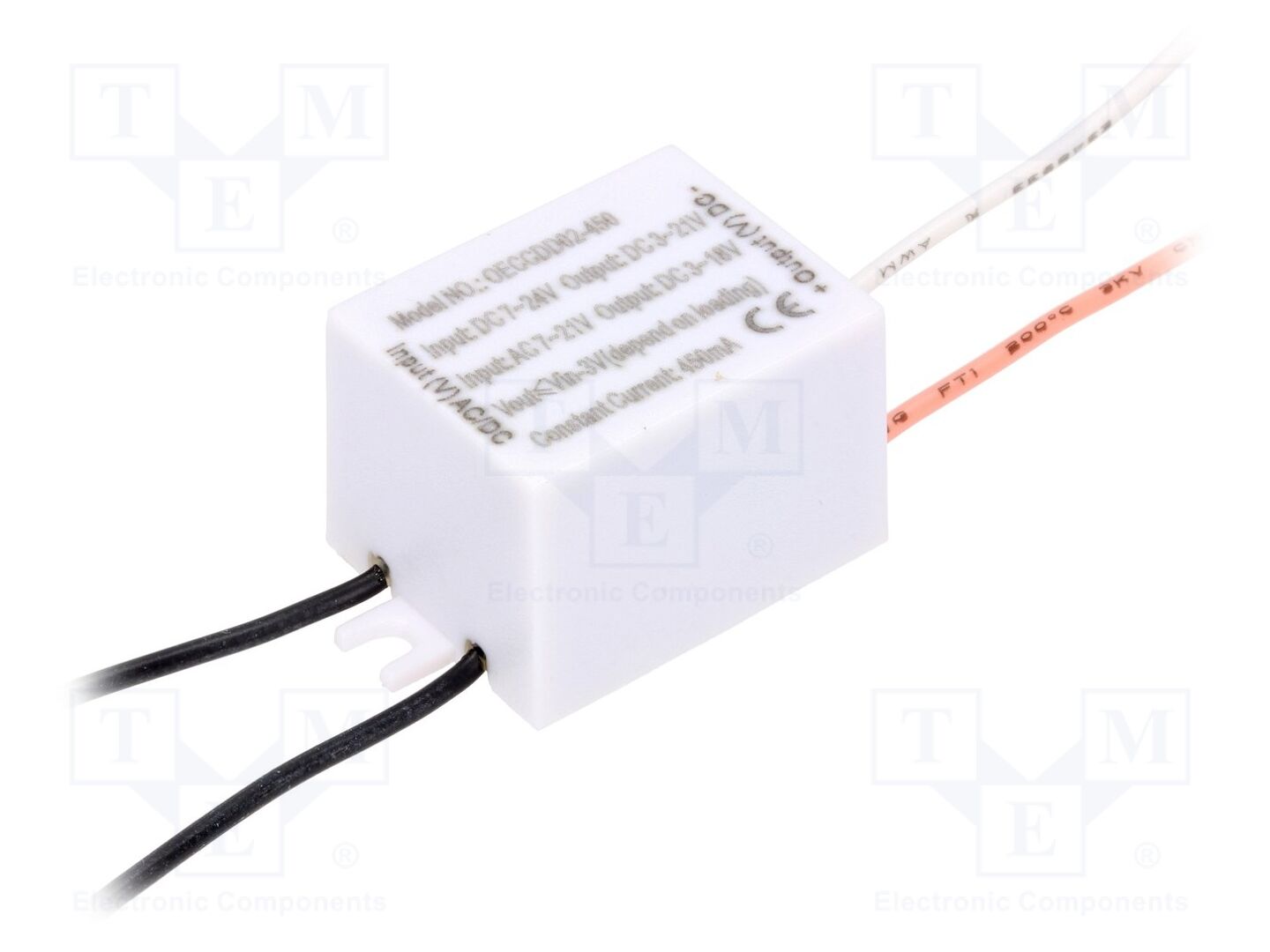 OPTOSUPPLY OECCDD02-450 LED-virtalähde lineaarinen 450mA