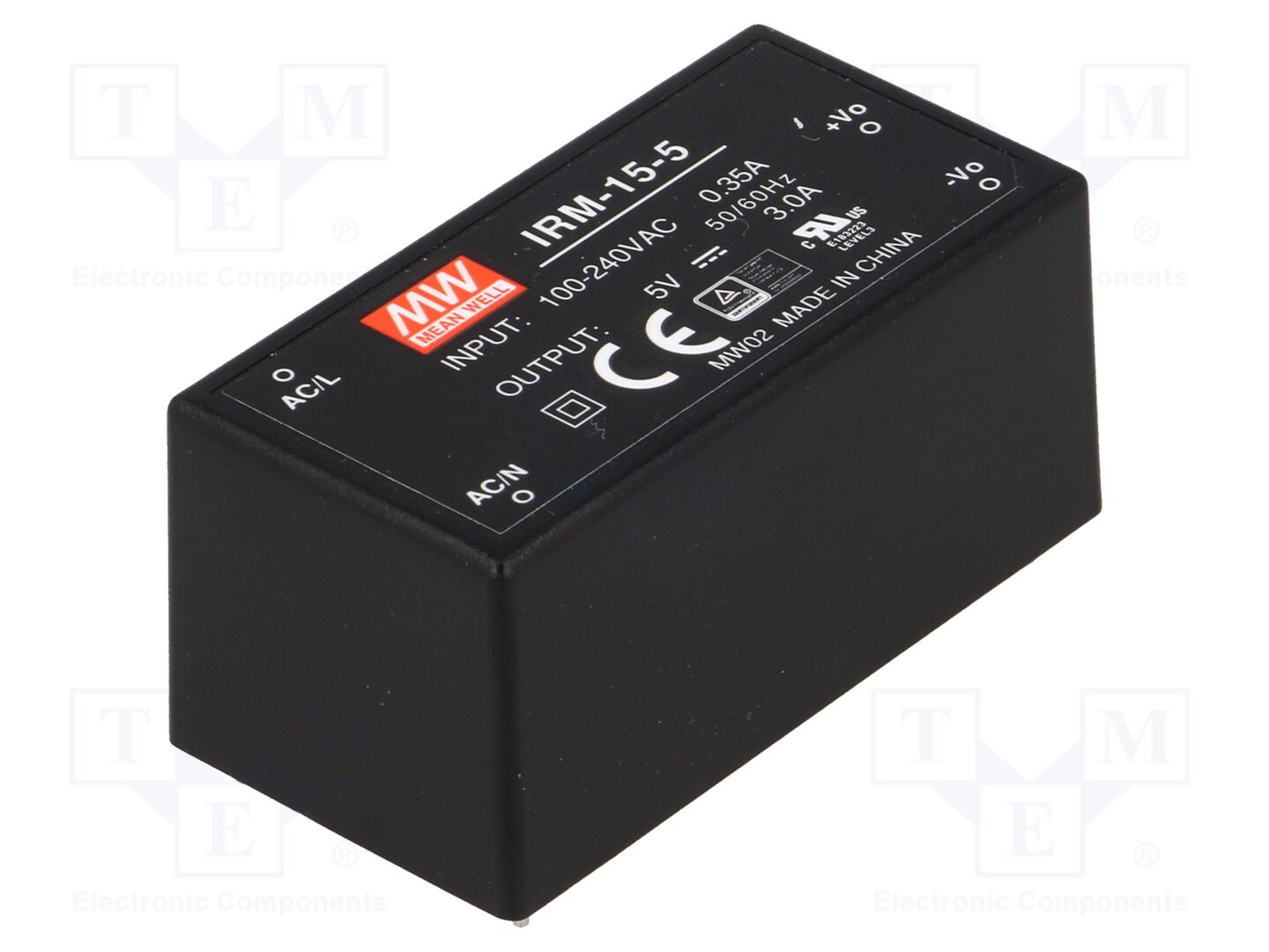 MEAN WELL IRM-15-5 AC/DC-muunnin 15W