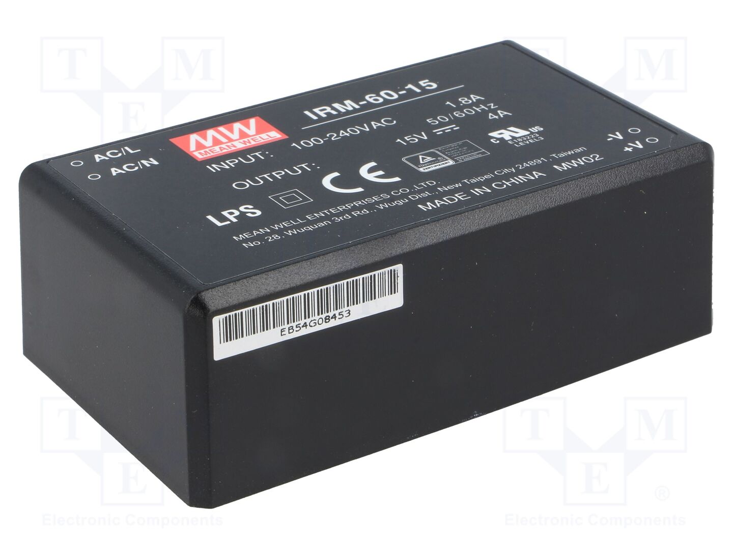 MEAN WELL IRM-60-15 AC/DC-muunnin 60W