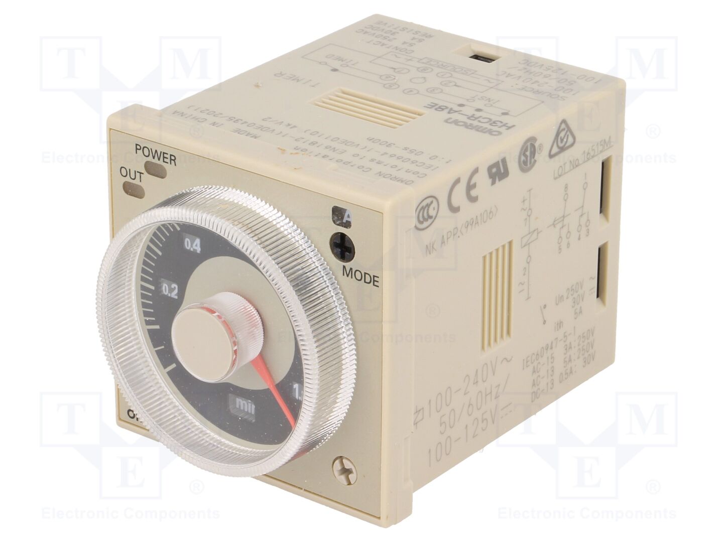 OMRON H3CR-A8E100-240 Ajastin 0,05s÷300h