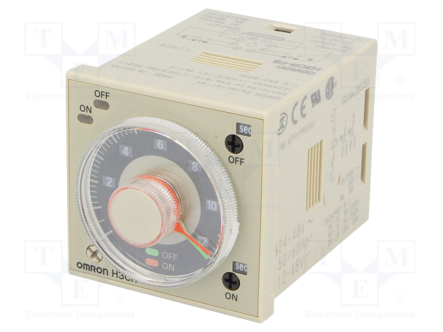 OMRON H3CR-F8/24AC/DC Analoginen ajastin 24VAC