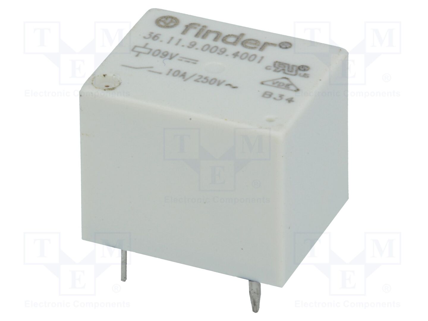 FINDER 36.11.9.009.4011 Sähkömagneettinen rele 9VDC (50 kpl erä)