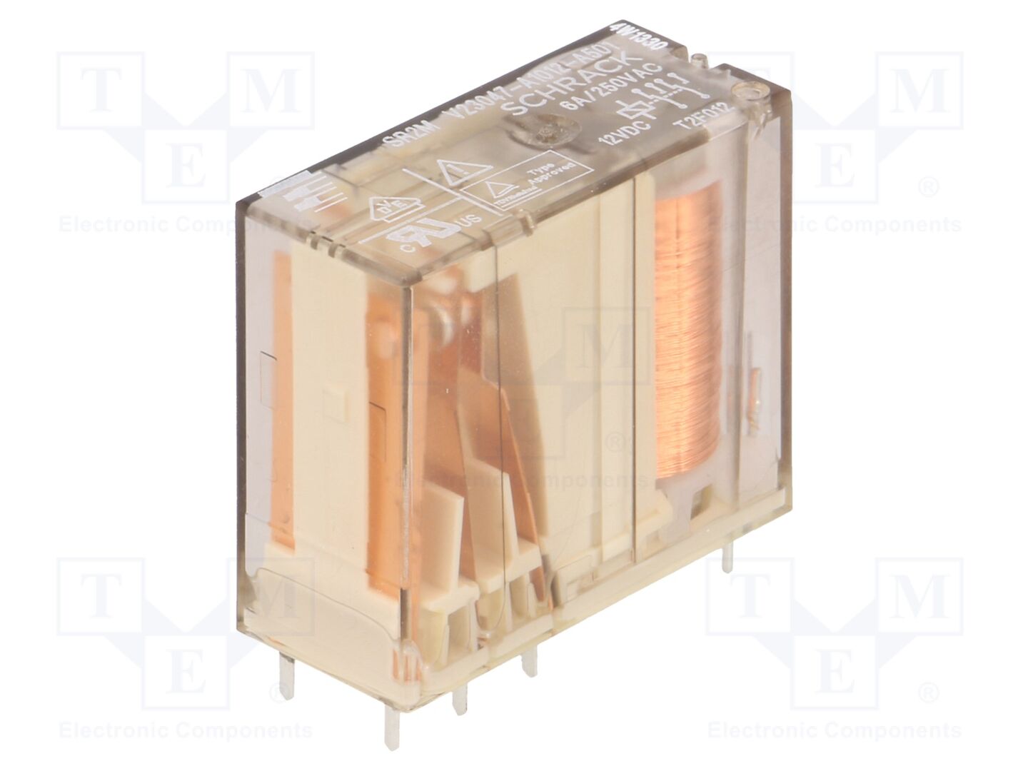 TE Connectivity V23047A1012A501 Sähkömagneettinen rele 12VDC