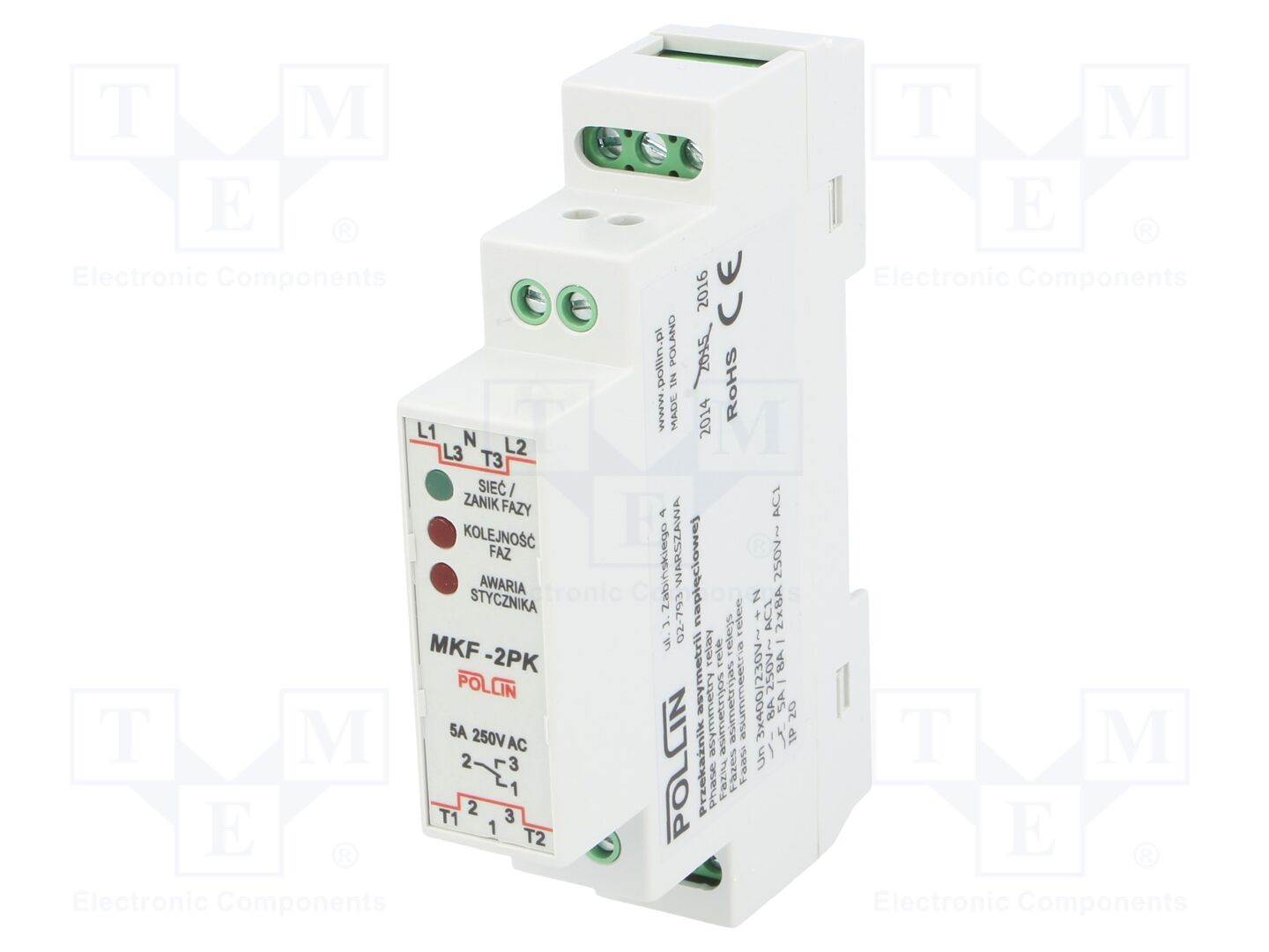 POLLIN MKF-2PK Valvontarele SPDT 3.5s