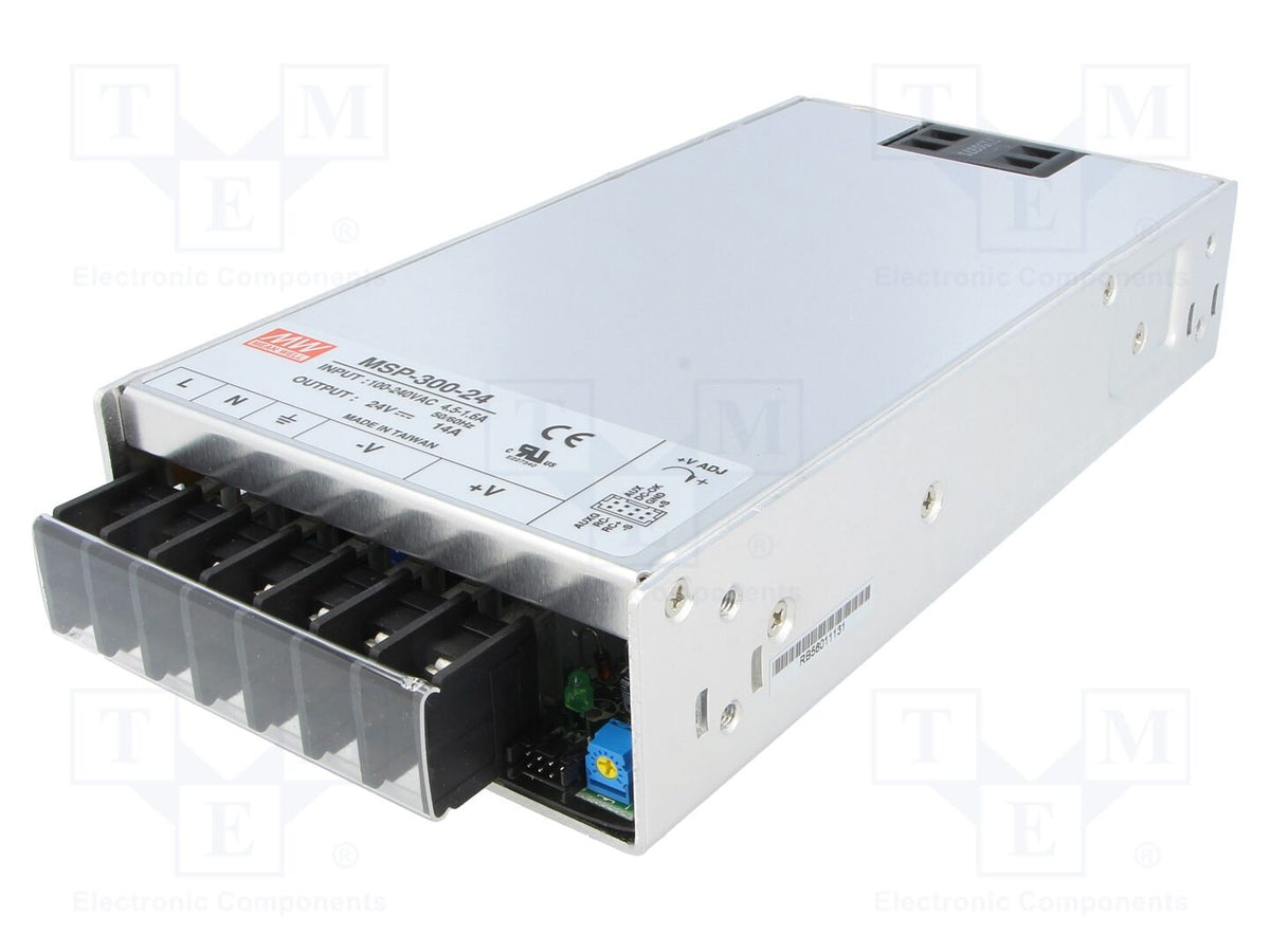 MEAN WELL MSP-300-24 Sisäänrakennettu kytkentävirtalähde 336W 24VDC