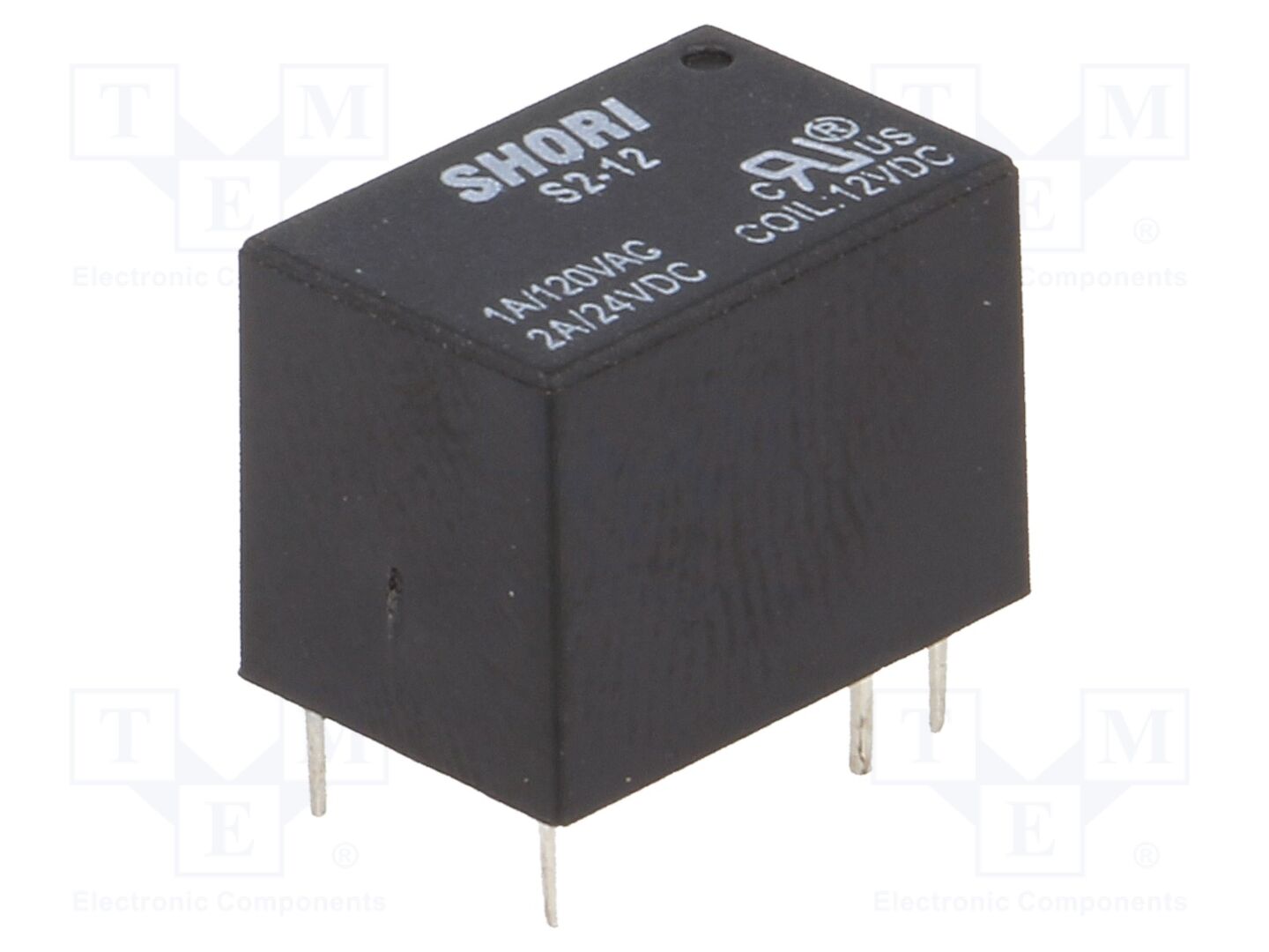 SHORI ELECTRIC S2-12 Sähkömagneettinen rele 12VDC (50 kpl erä)