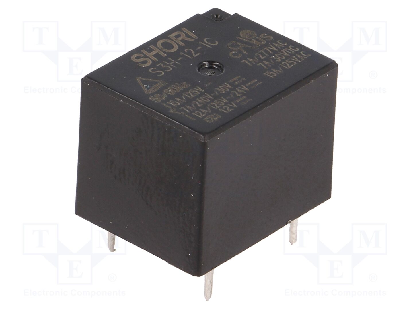 SHORI ELECTRIC S3H-12-1C Sähkömagneettinen rele 12VDC (50 kpl erä)