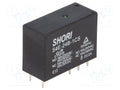 SHORI ELECTRIC S4E-24V-1C Sähkömagneettinen rele 24VDC (50 kpl erä)