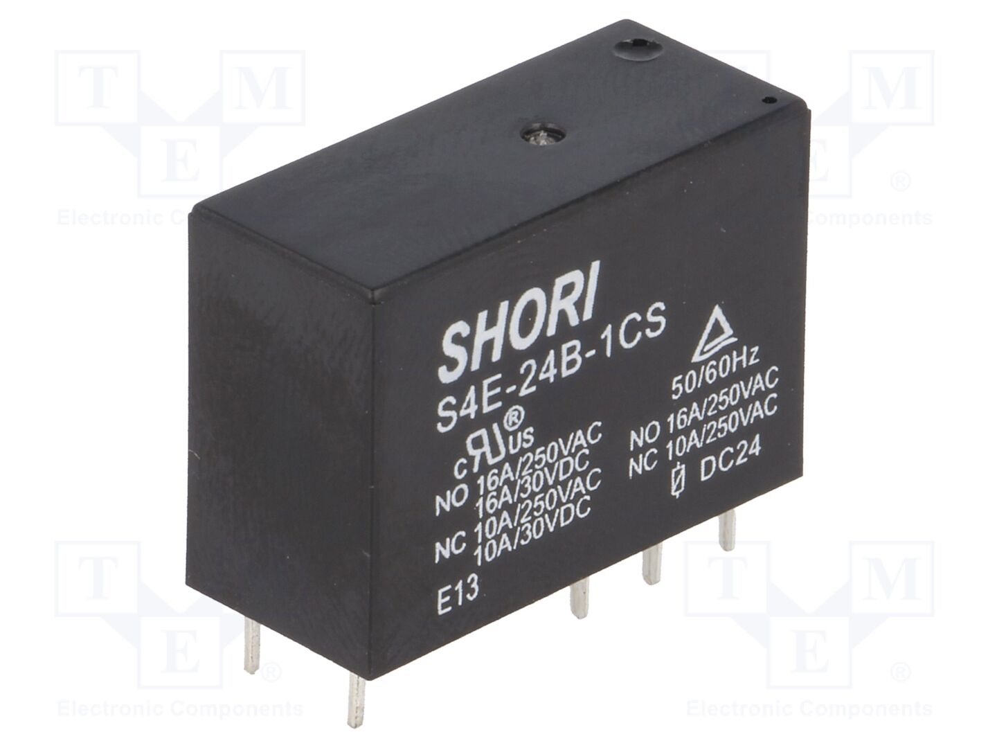 SHORI ELECTRIC S4E-24V-1C Sähkömagneettinen rele 24VDC (50 kpl erä)