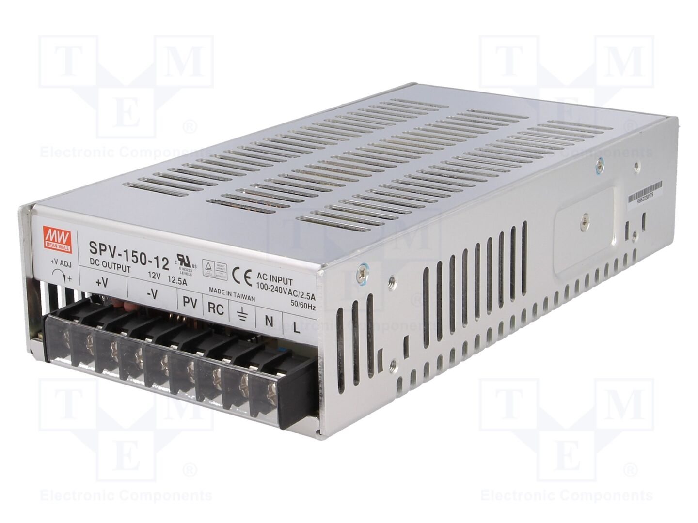 MEAN WELL SPV-150-12 Sisäänrakennettu kytkentävirtalähde 150W