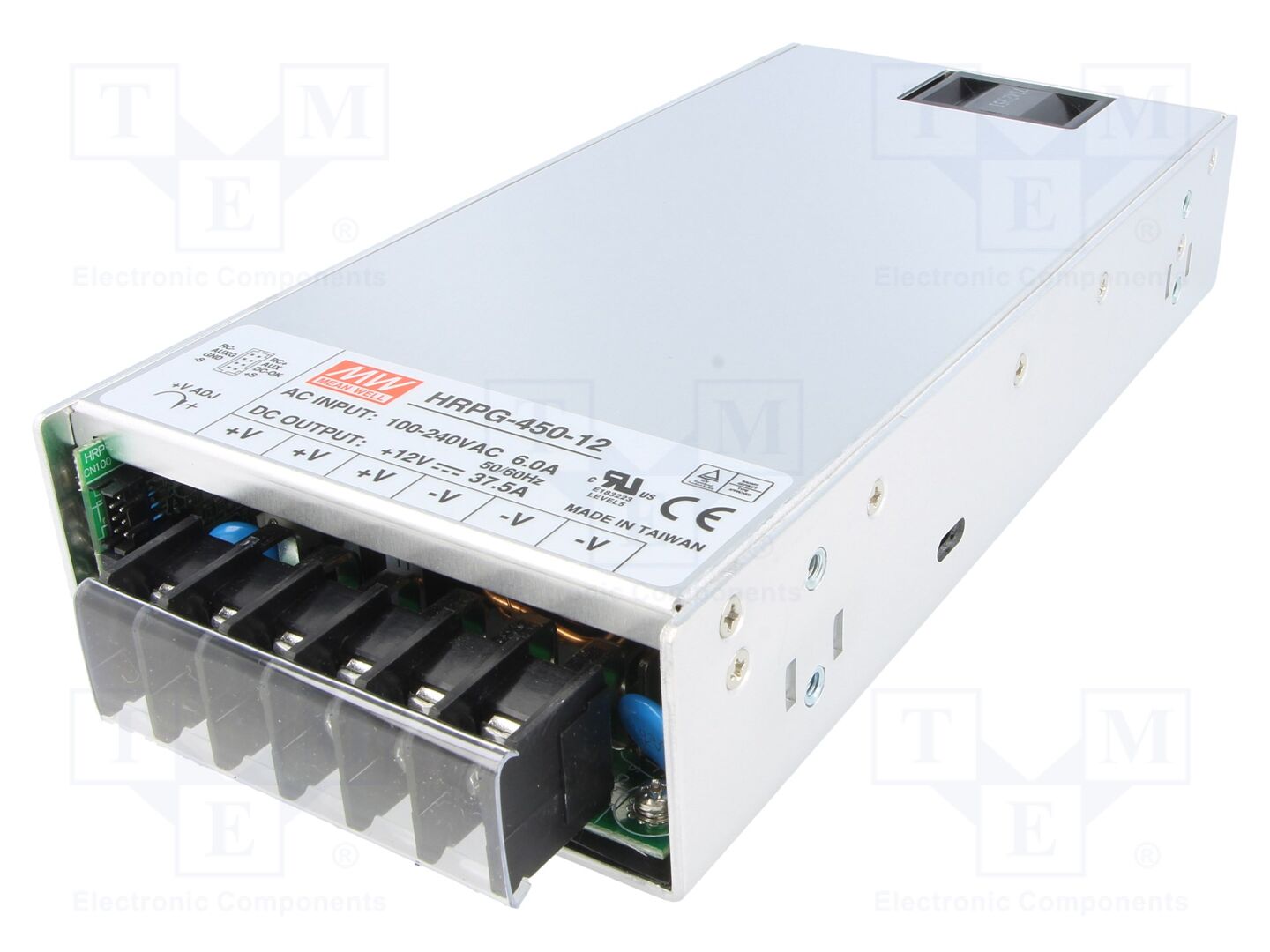 MEAN WELL HRPG-450-48 Sisäänrakennettu kytkentäsähkönsyöttö 456W 48VDC