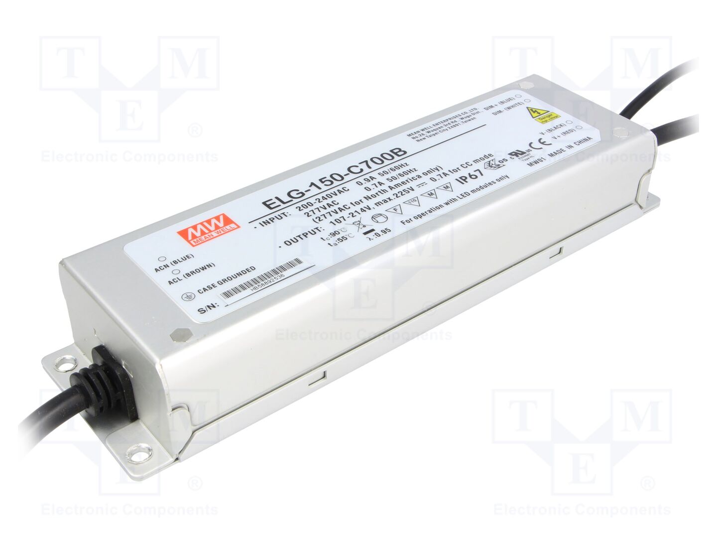 MEAN WELL ELG-150-C700B LED-virtalähde 150W 700mA