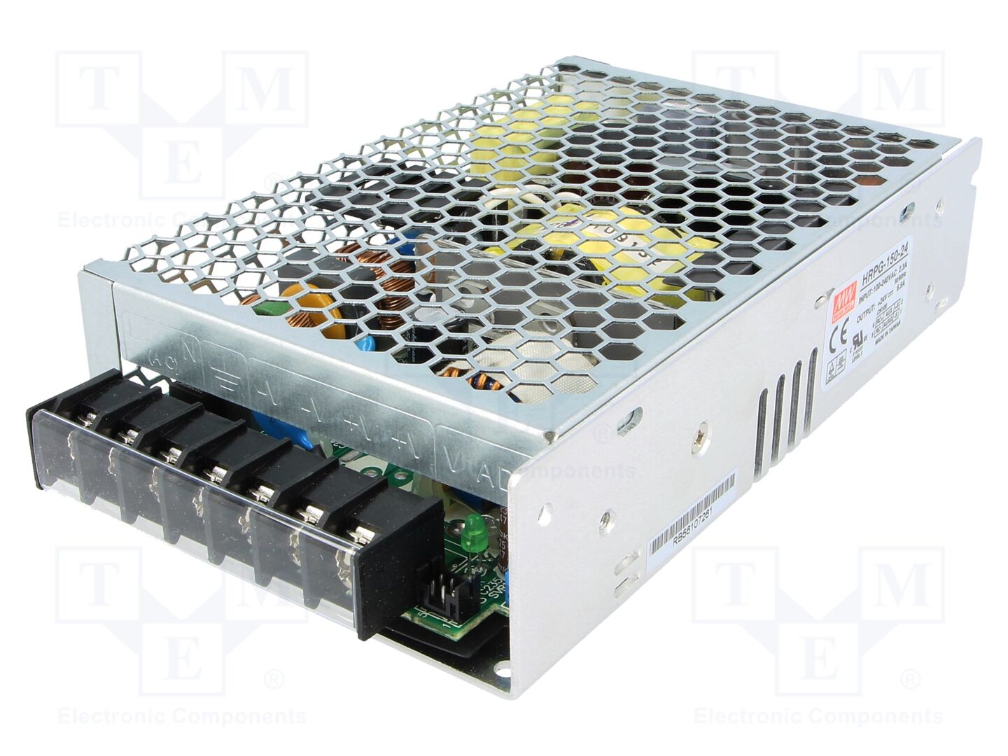 MEAN WELL HRPG-150-24 Sisäänrakennettu kytkentäsähkönsyöttö 156W 24VDC