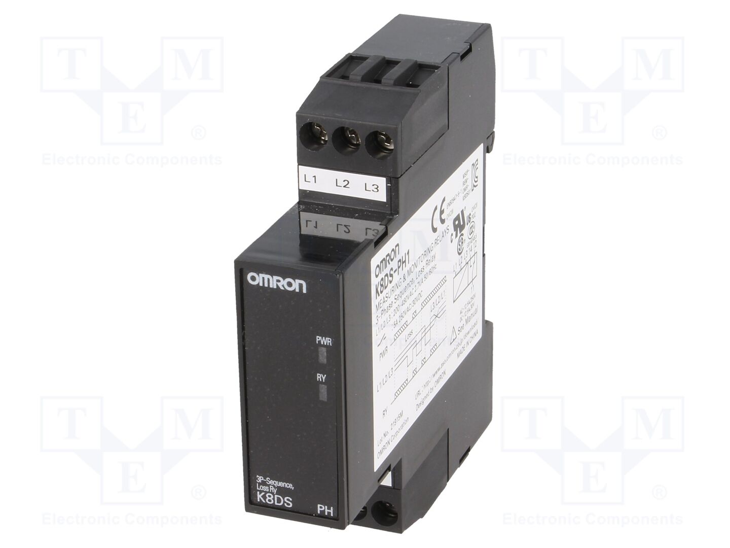 OMRON K8DS-PH1 Jännitteen valvontarele SPDT