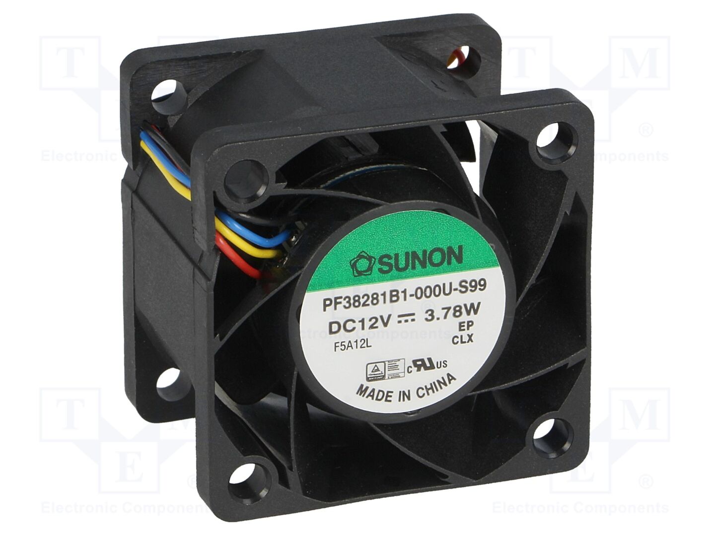 SUNON PF38281B1-S99 Aksiaalituuletin 12VDC
