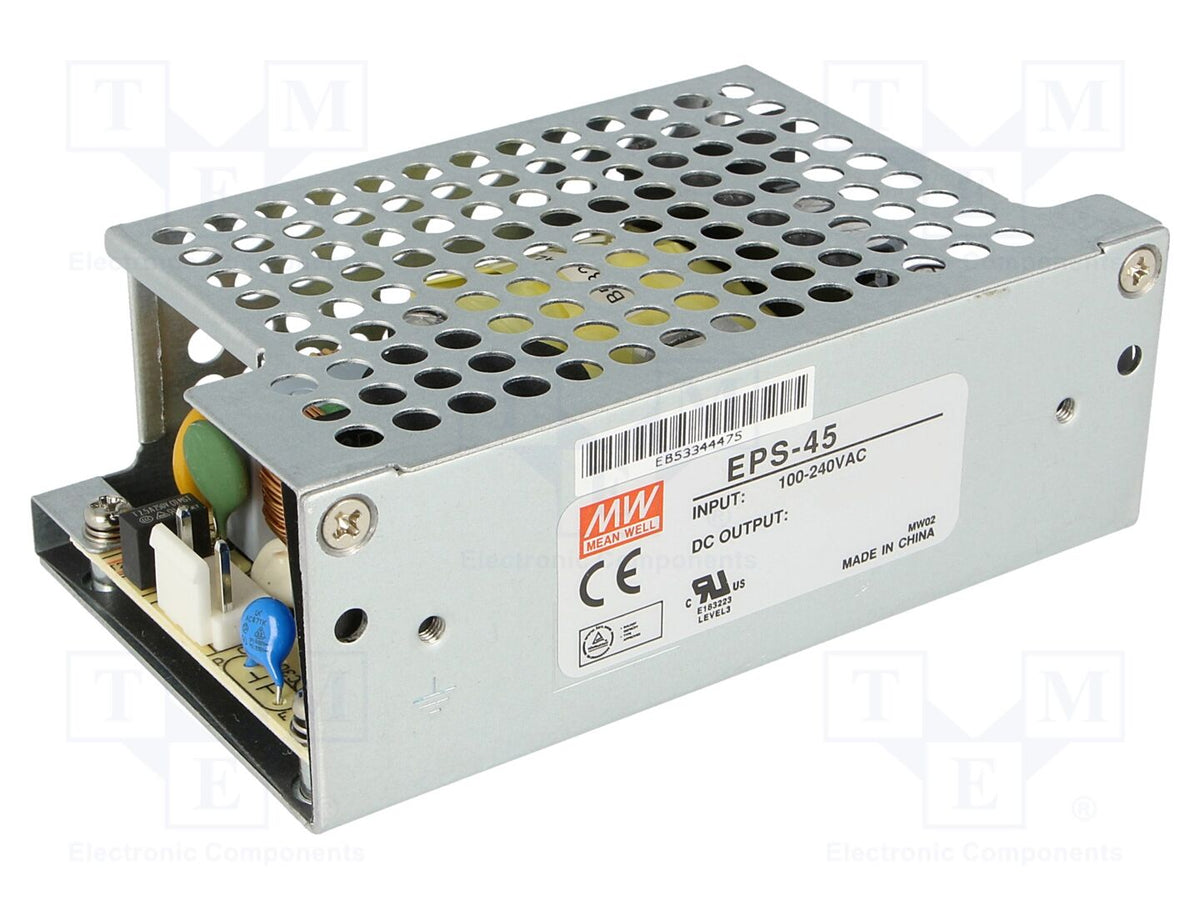 MEAN WELL EPS-45-5-C Avoin kehikko kytkinlähde 40W 5V