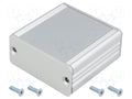 FISCHER ELEKTRONIK AKG-55-24-50-ME Kotelo paneelilla 55x50x24 mm