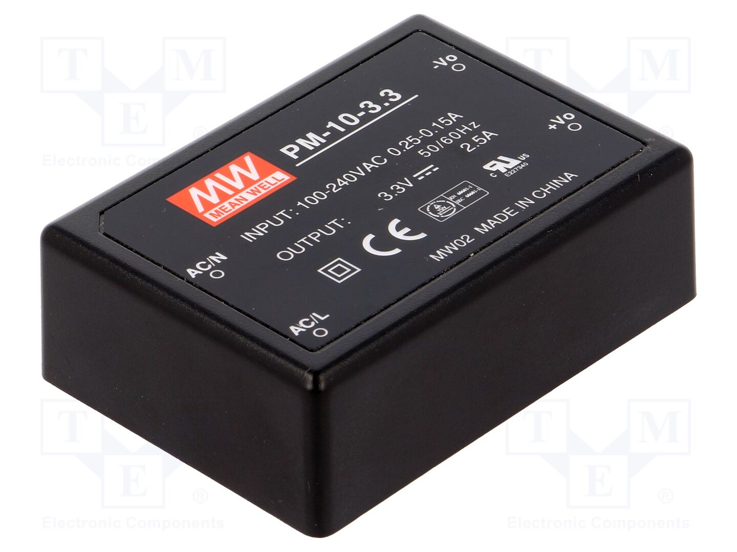 MEAN WELL PM-10-3.3 Avoin kehikko -verkkolaite 8.25W