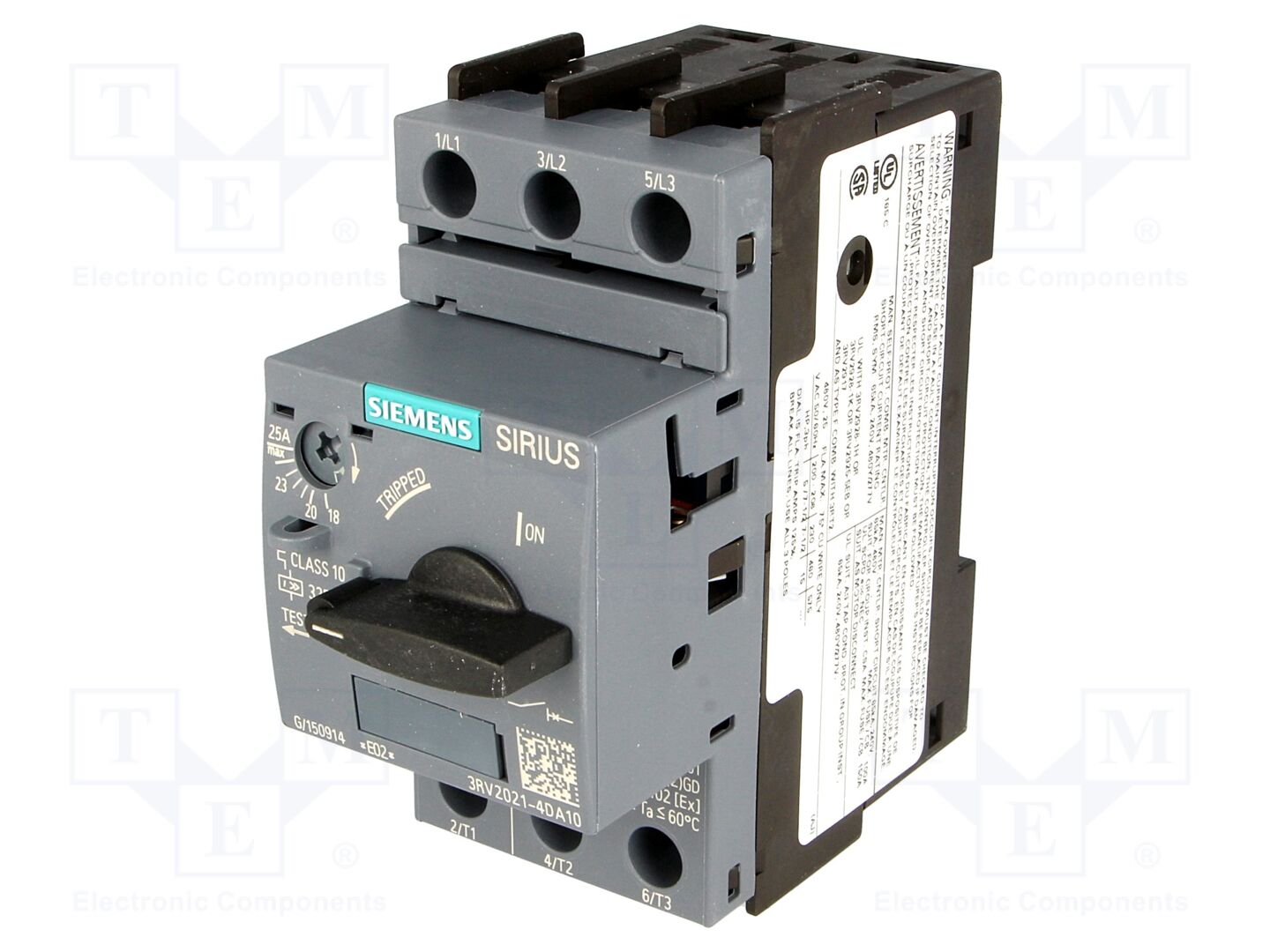 SIEMENS 3RV2021-4DA10 Moottorinsuojakatkaisija 11kW