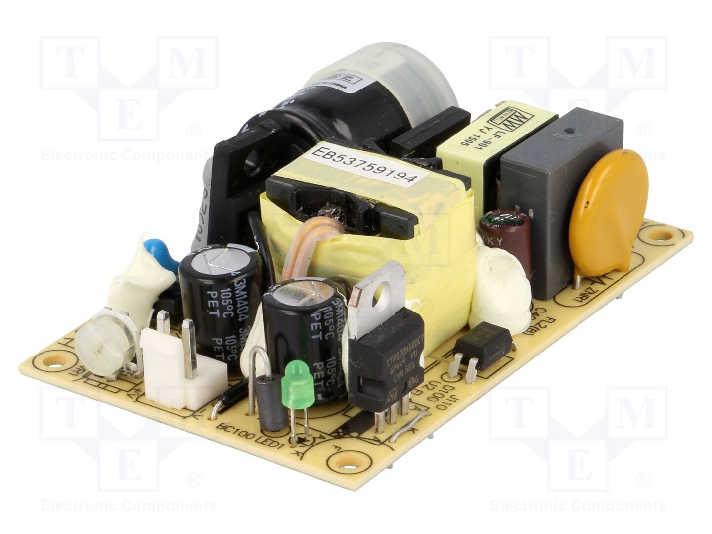 MEAN WELL EPS-25-15 Avoin kehikko -verkkolaite 25,5W