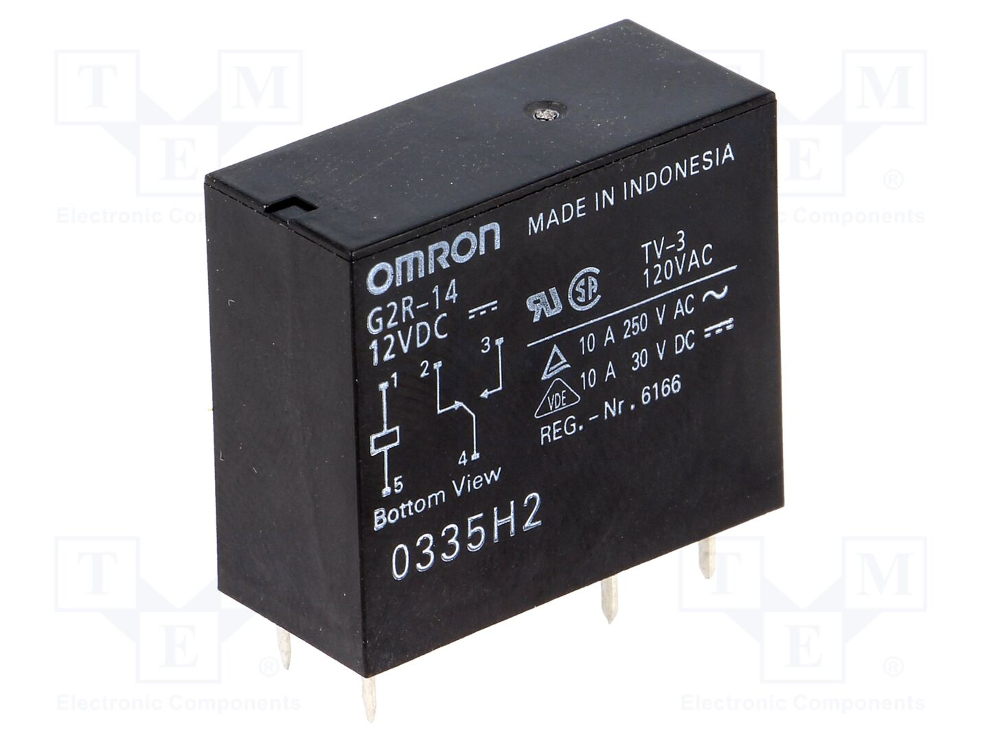OMRON Electronic Components G2R-14-12DC Sähkömagneettinen rele 12VDC