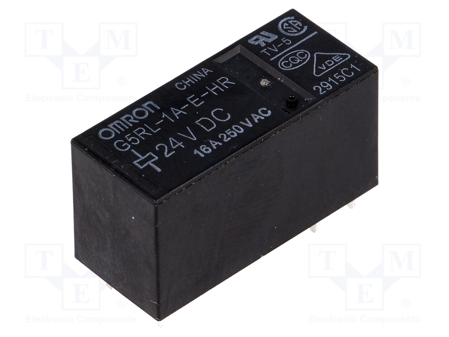 OMRON Electronic Components G5RL-1A-E-HR-24DC Sähkömagneettinen rele 24VDC