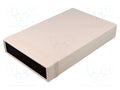 HAMMOND 1598FSGYPBK Kotelo paneelilla 160x250x40mm