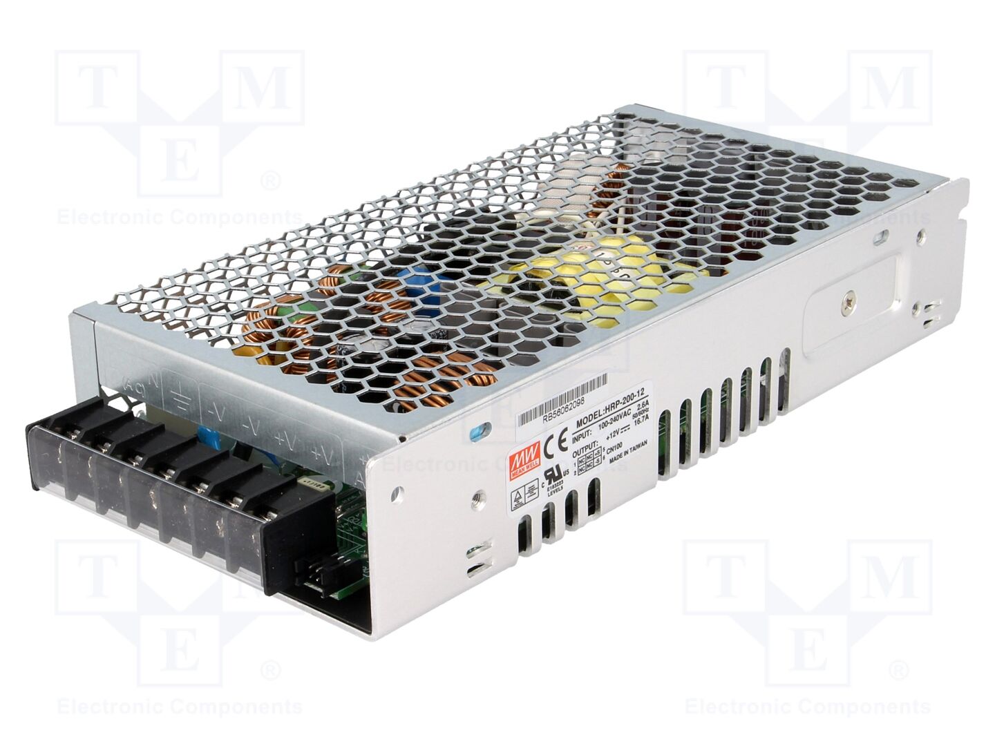 MEAN WELL HRP-200-12 Kytkinlähde 12VDC 200,4W modulaarinen