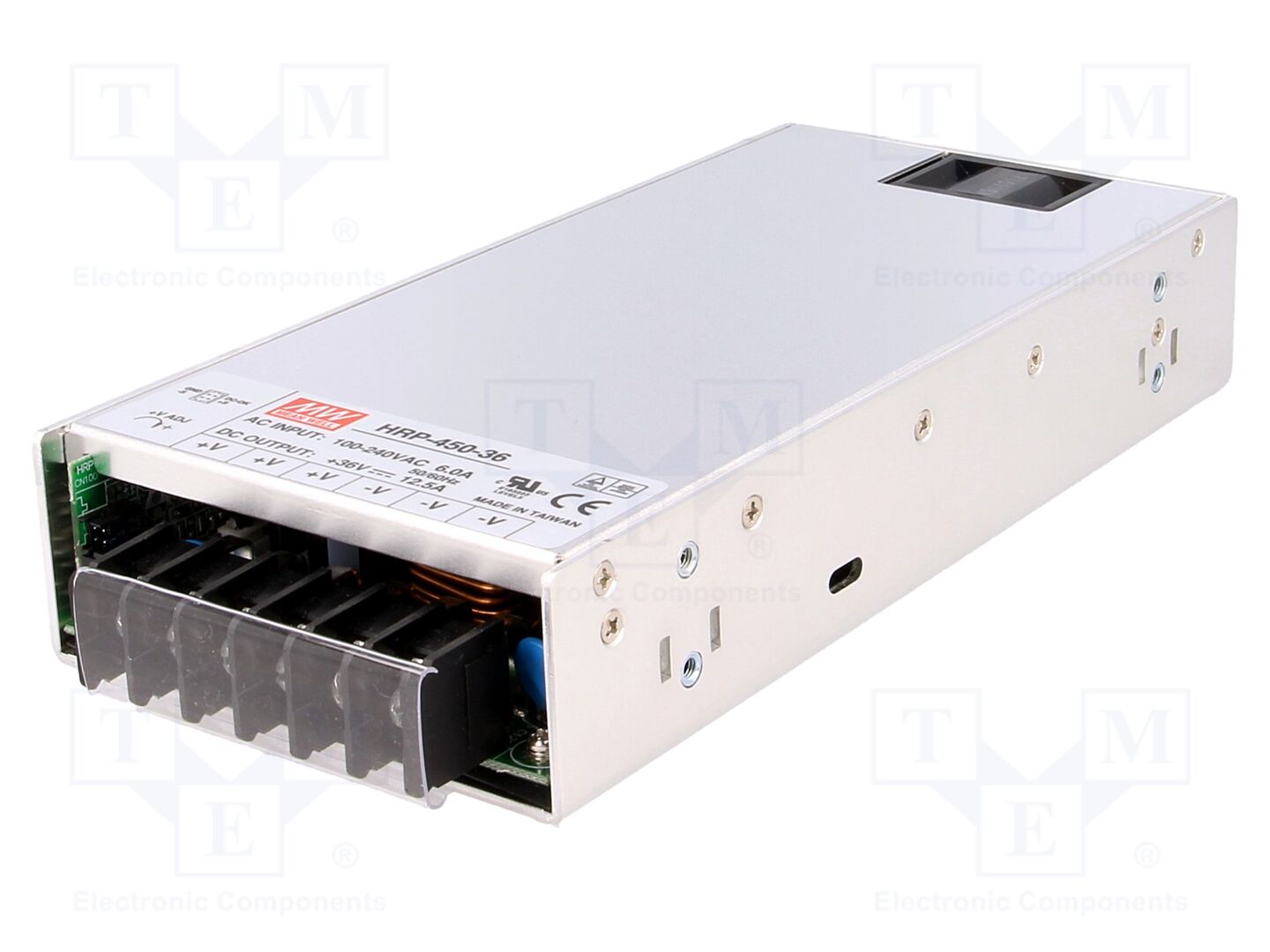 MEAN WELL HRP-450-36 Kytkinmuuntaja 450W 36VDC modulaarinen